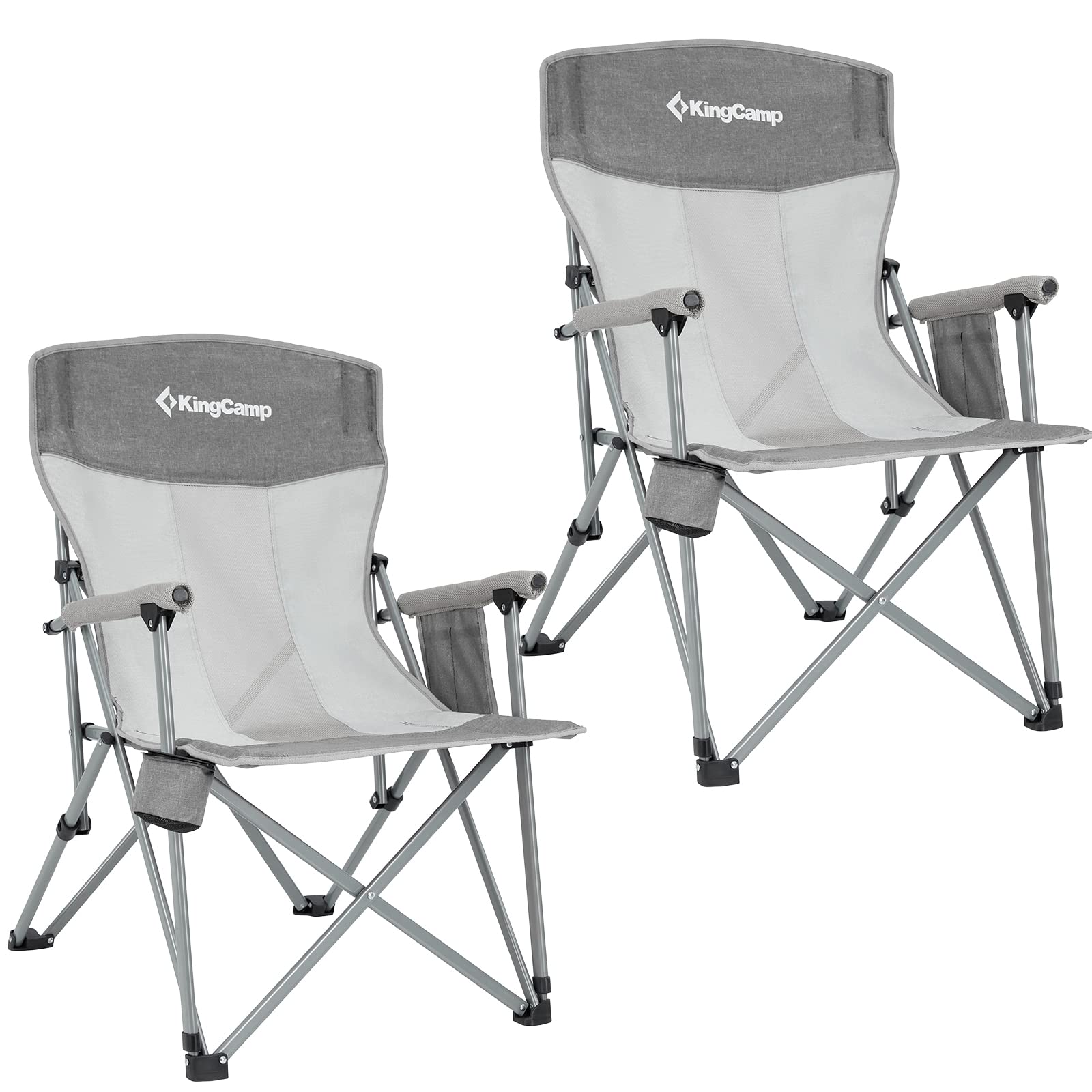 KingCamp Camping Hard Armchair Set of 2