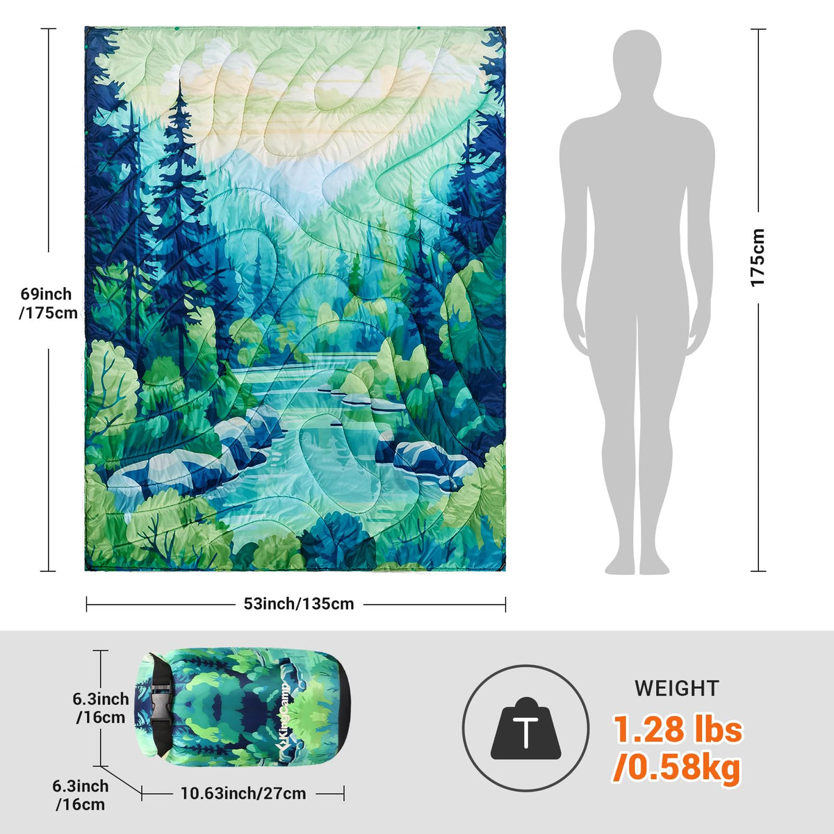 KingCamp Smart 150 Travel Blanket KingCamp Outdoors