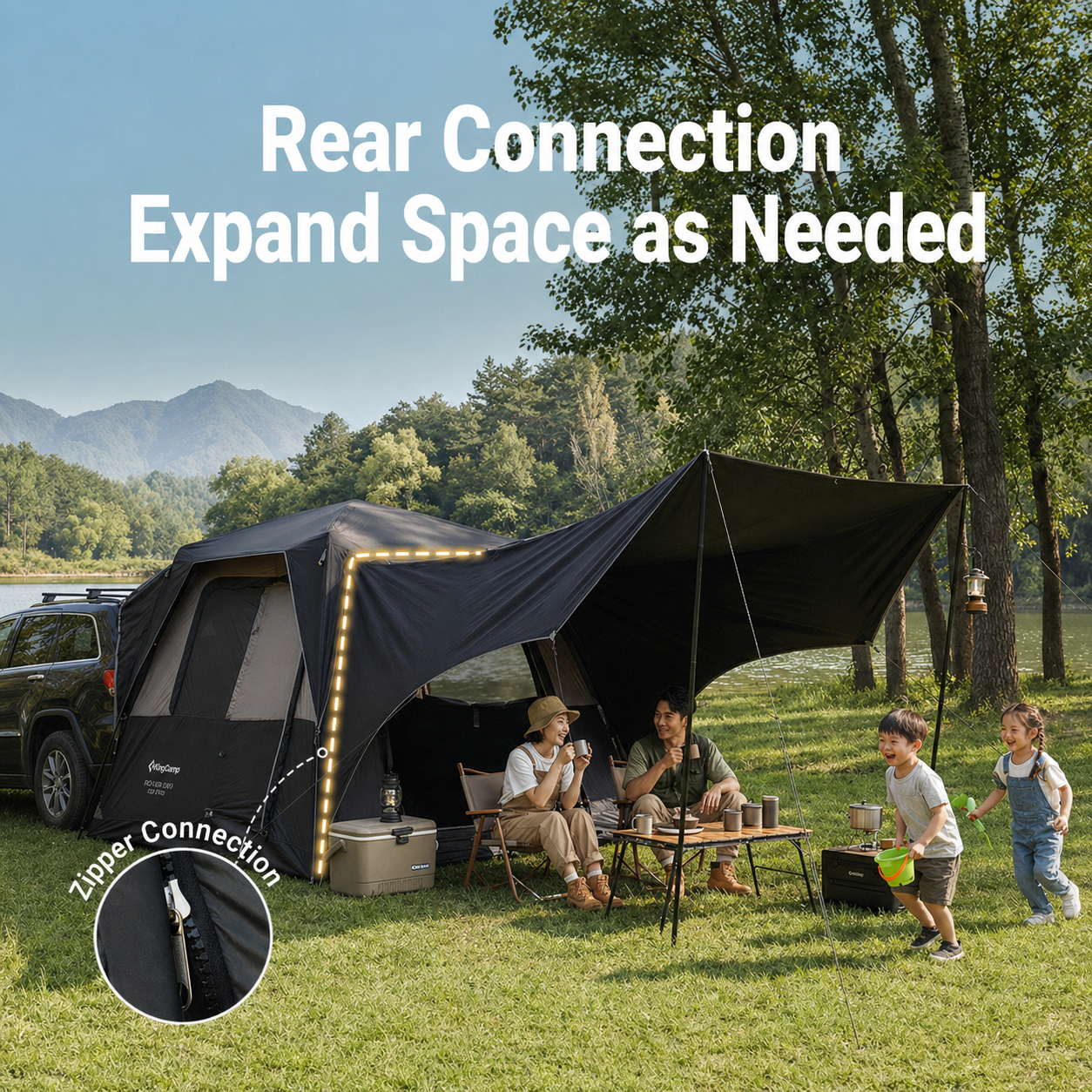 KingCamp BOUNDLESS X3 PRO Modular SUV Tent