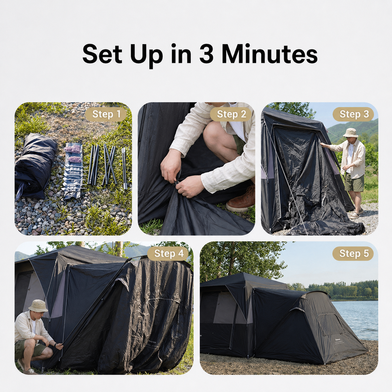 KingCamp BOUNDLESS X3 PRO Modular SUV Tent