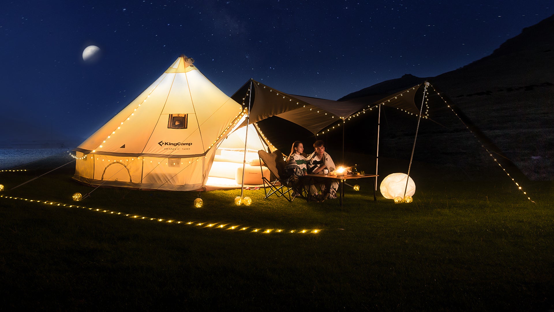 Glamping KingCamp family camping gear