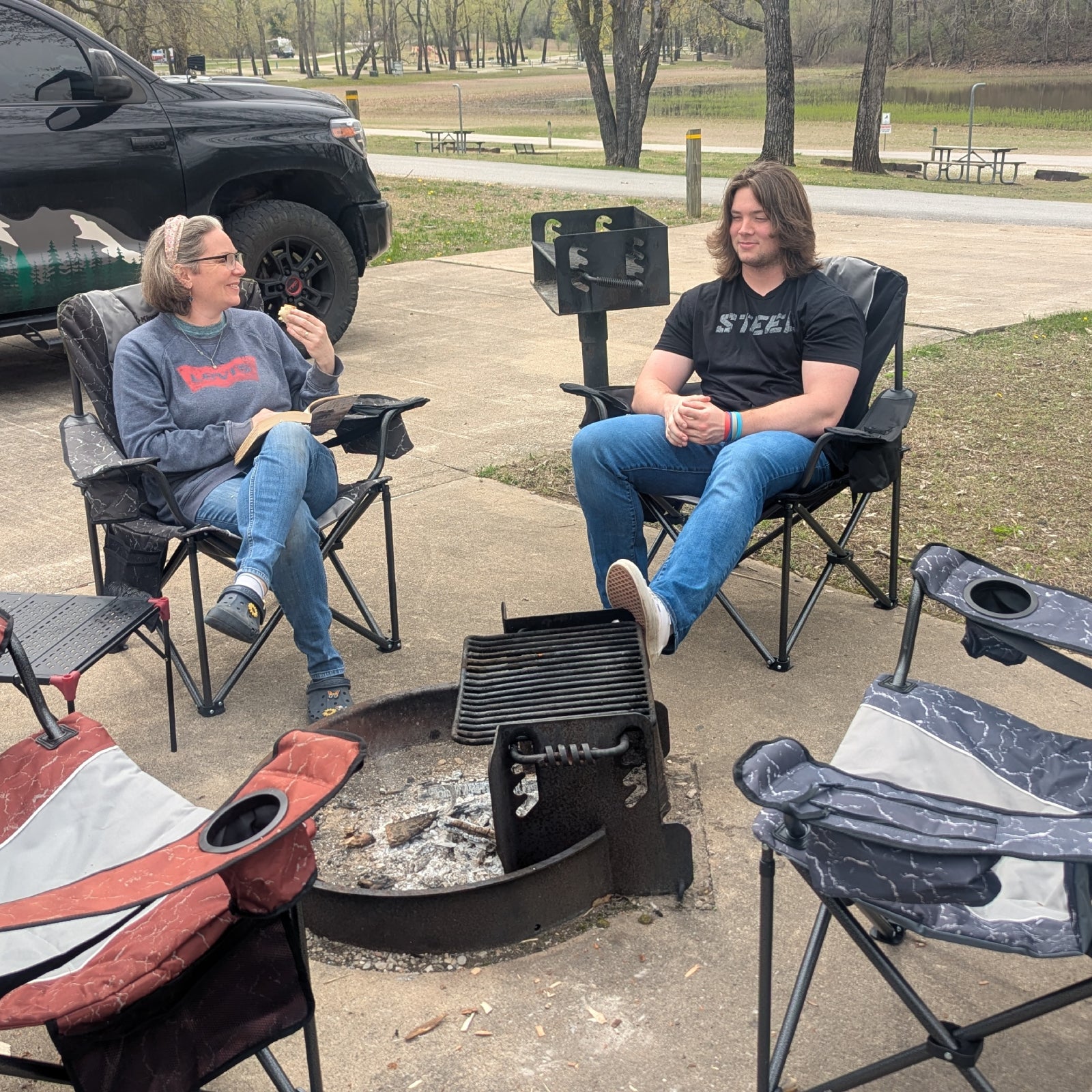 KingCamp JUNIPER C10 Adjustable Armchair with Lumbar Support