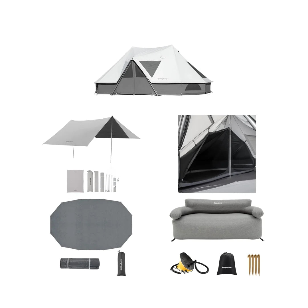 Ultimate KingCamp Khan Palace Tent Bundle