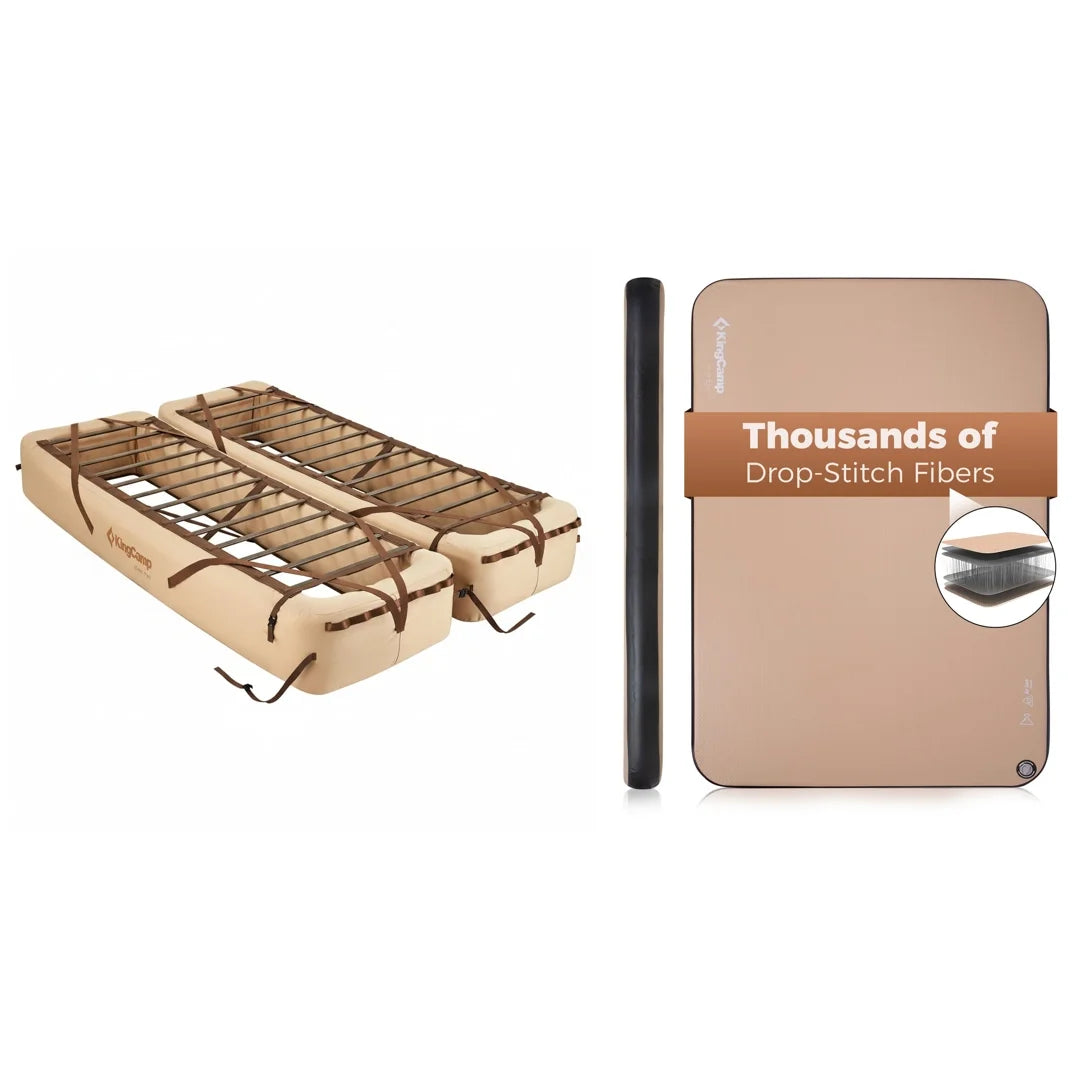 KingCamp Double Air Camping Bed Bundle