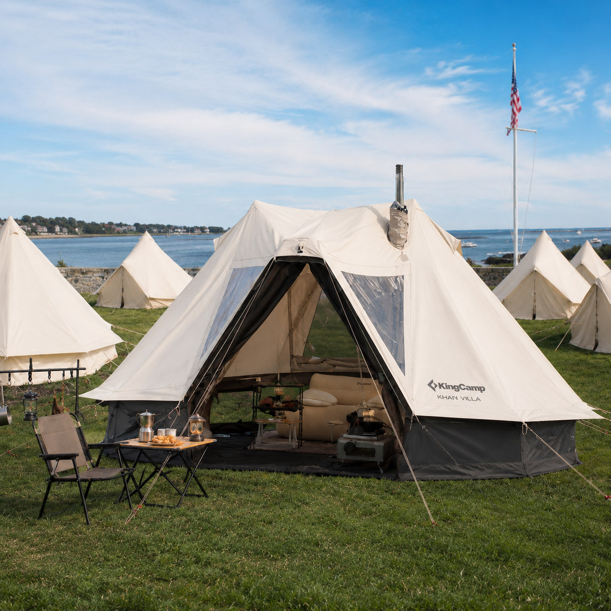 KingCamp KHAN VILLA Tent Bundle for 4-6 Person