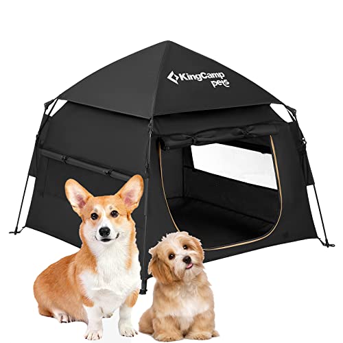 cool pet tent KingCamp Pop-Up Dog Tent | Large Pet Shelter