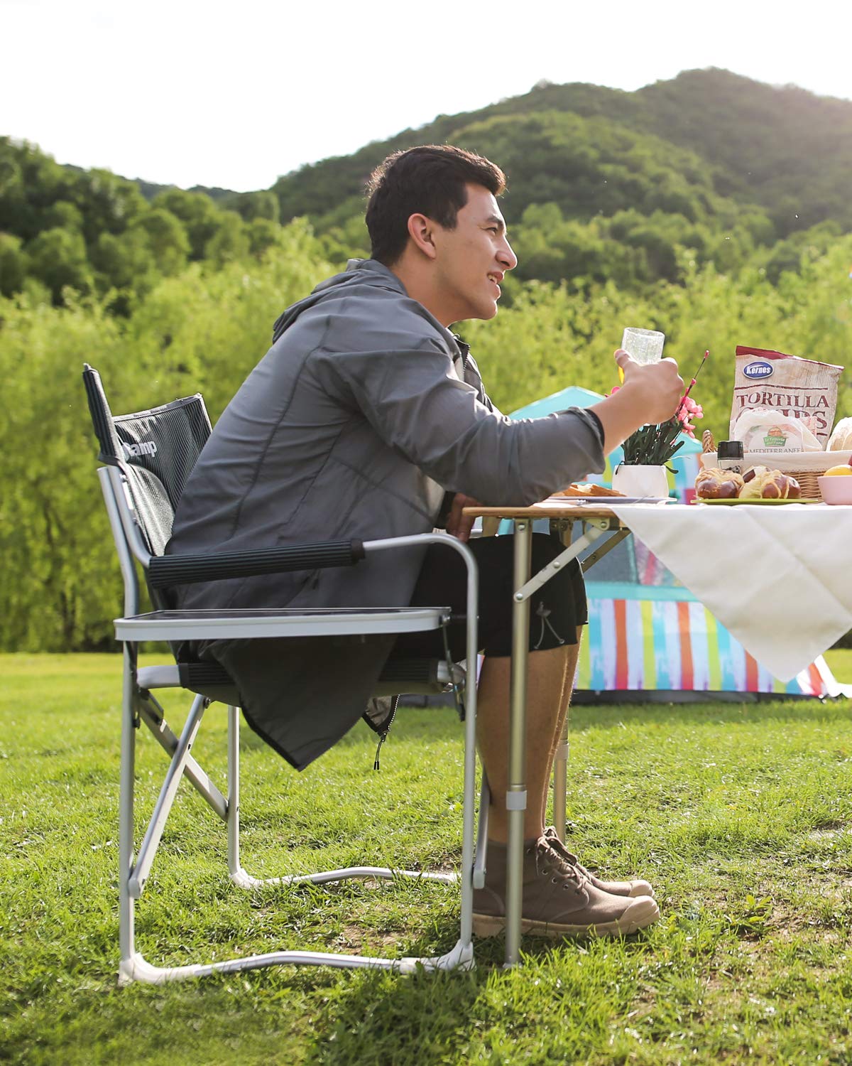 KingCamp Timeless Aluminum Tube Camping Chair | Lifetime Warranty