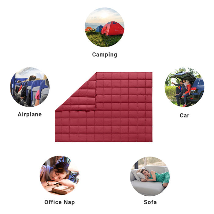 KingCamp 12 Person lightweight blanket for Comfort Camping KingCamp