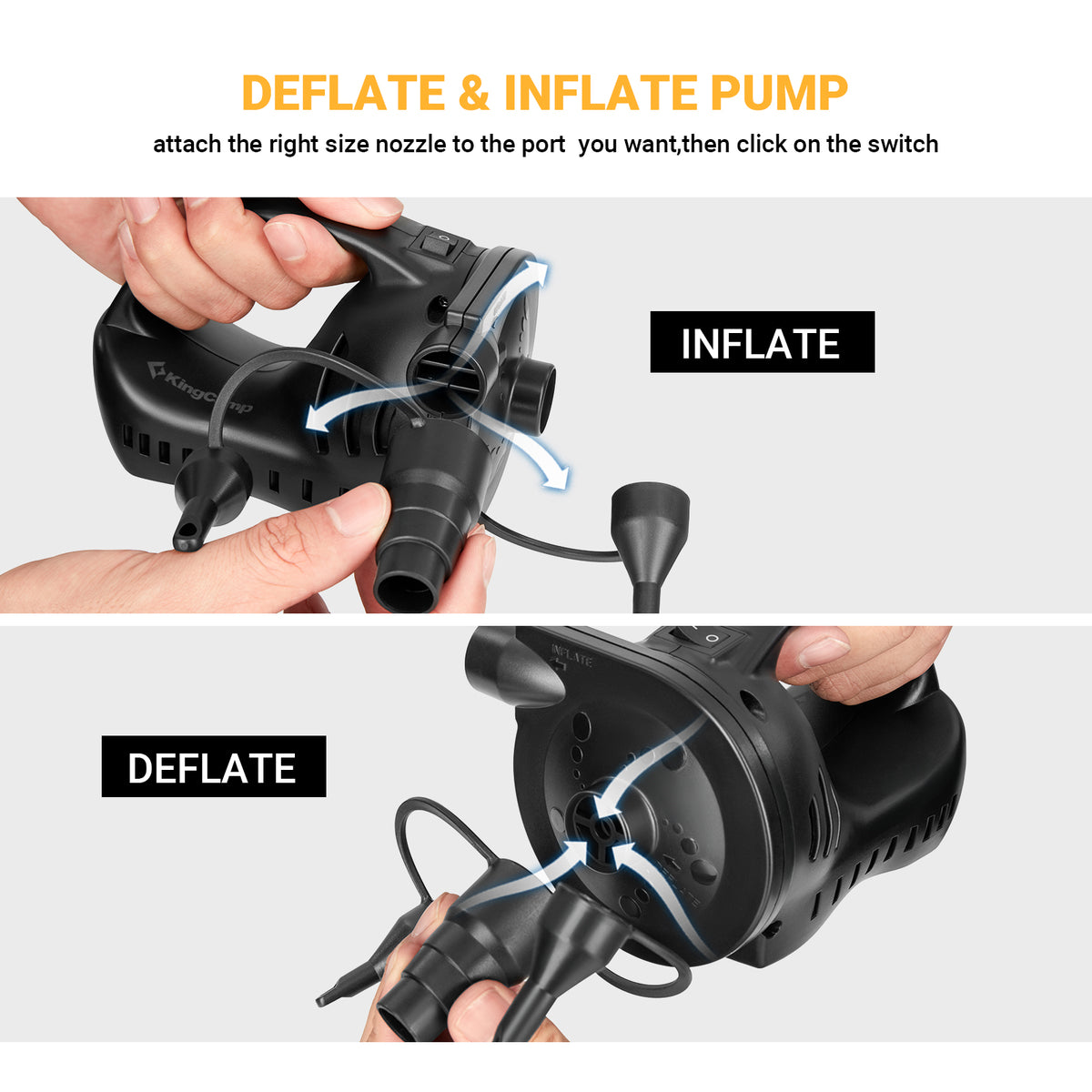 Electric air mattress online pump