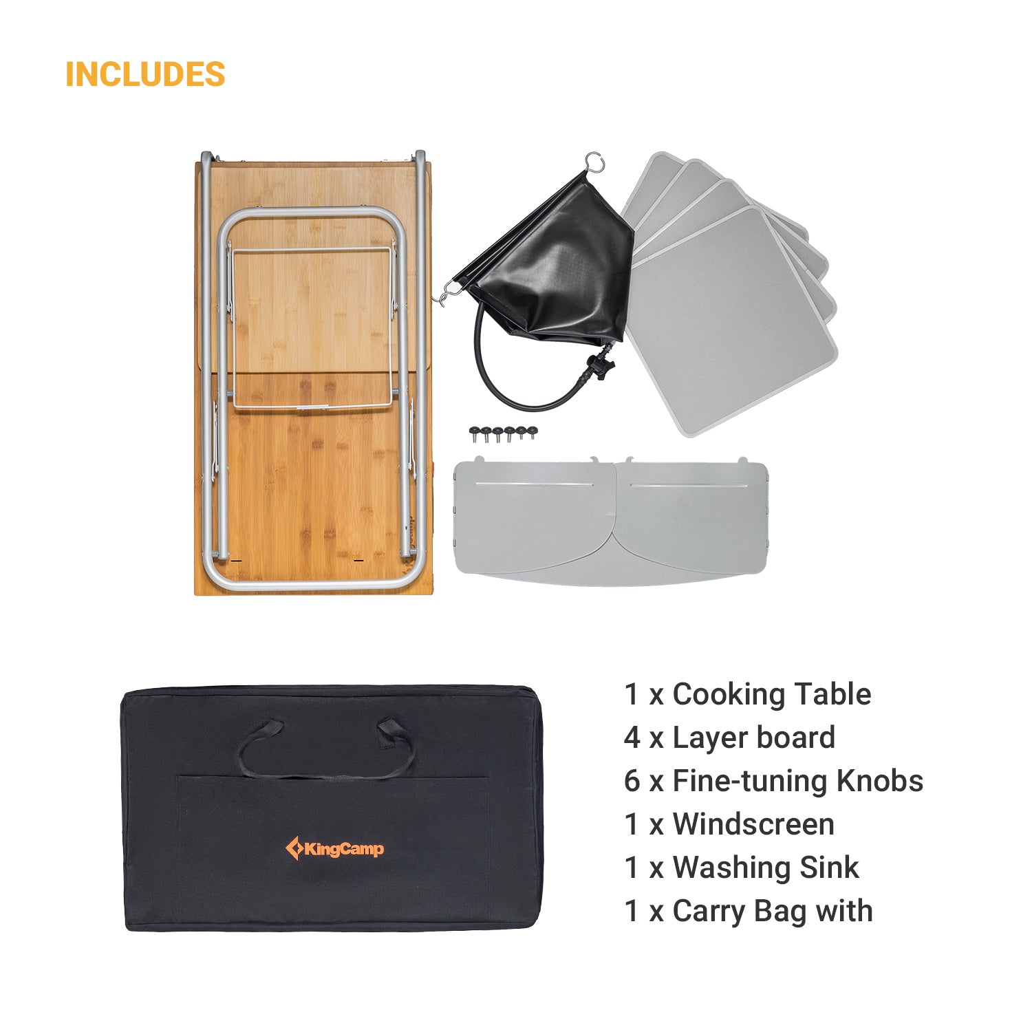 KingCamp Folding Multifunctional Cooking Table