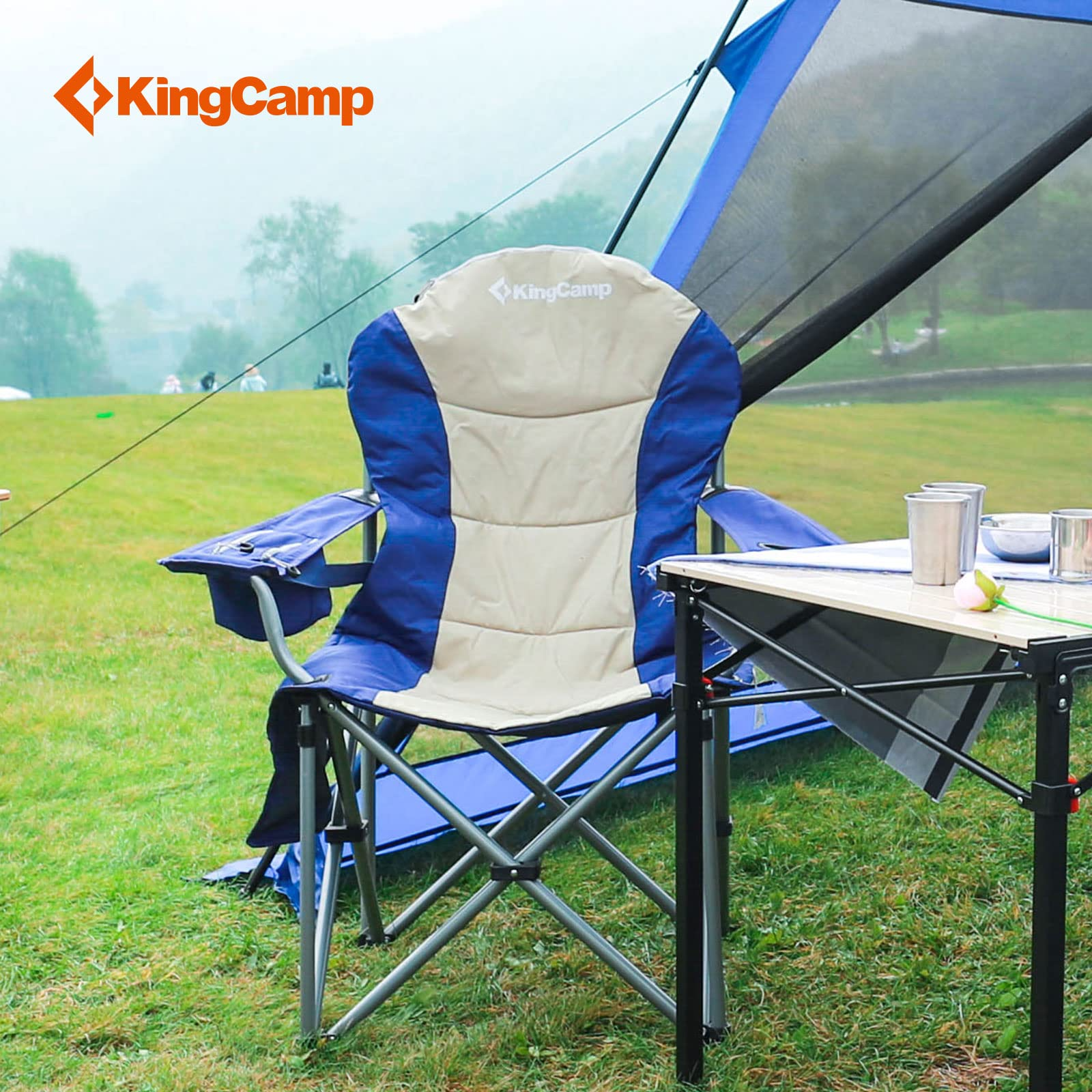 KingCamp Lumbar Support Oversized Camping Chair