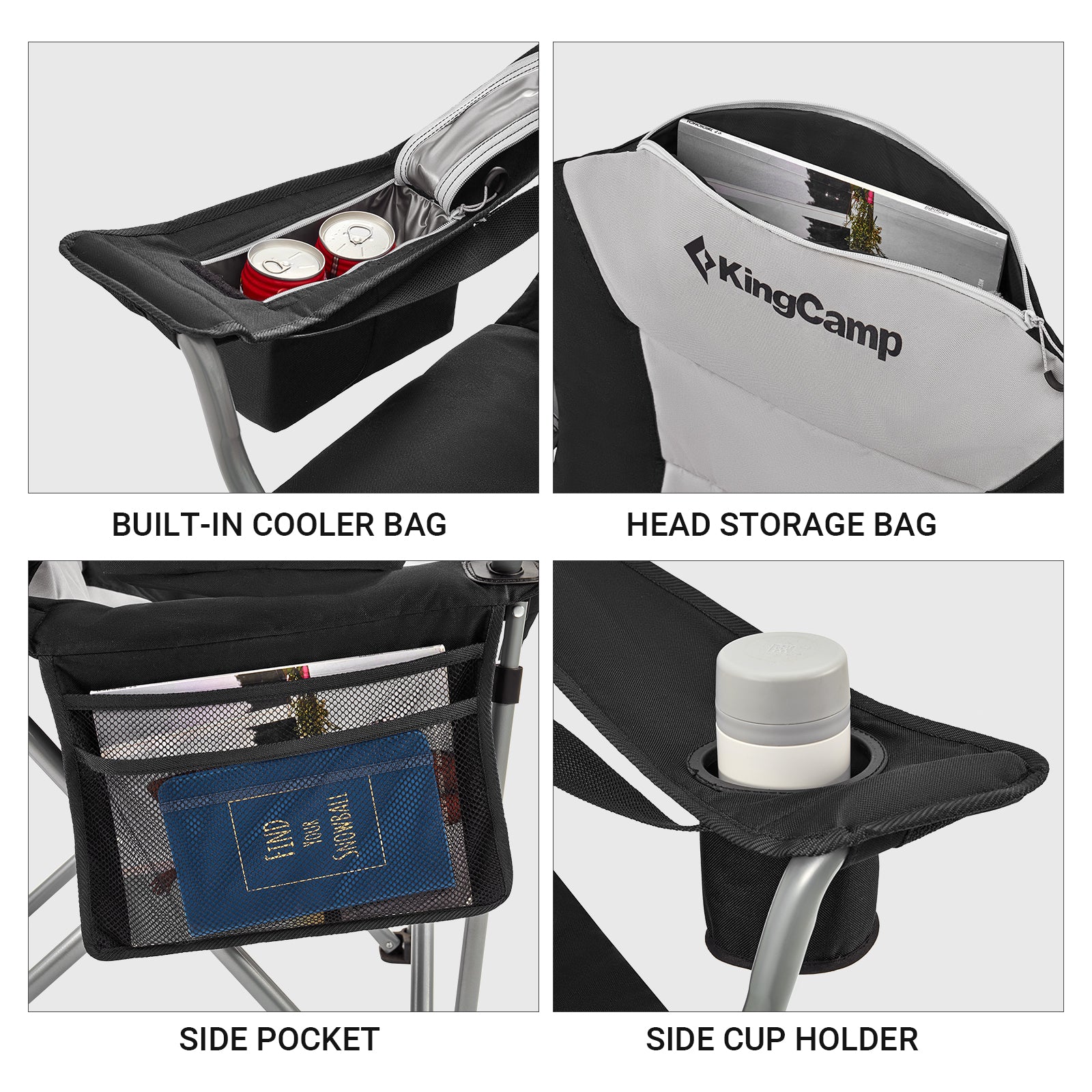 KingCamp Lumbar Support Oversized Chair