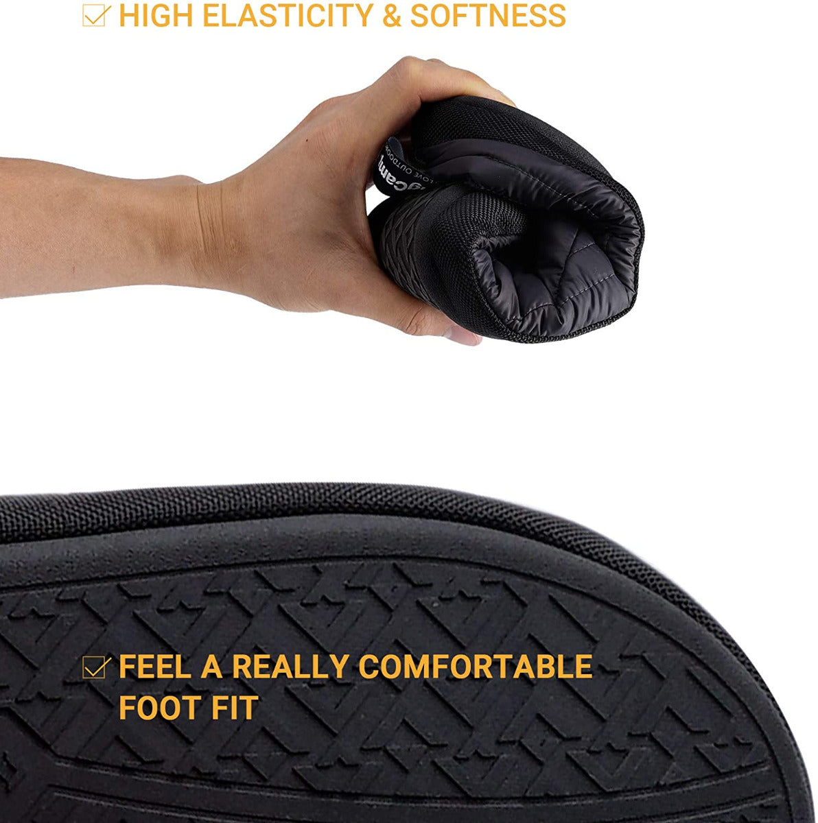 KingCamp Men s Women s Down Slippers