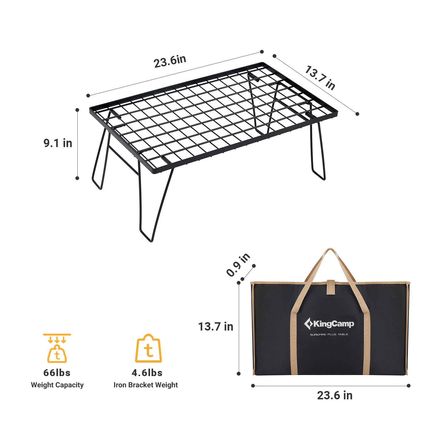 KingCamp Multifunctional Barbecue Grill