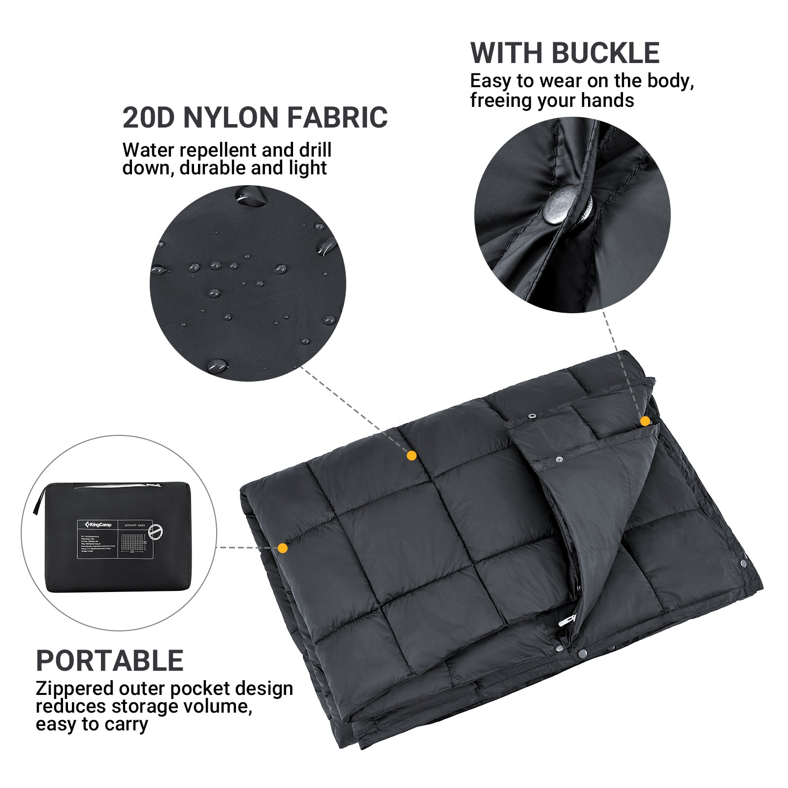KingCamp Multipurpose Lightweight Blanket