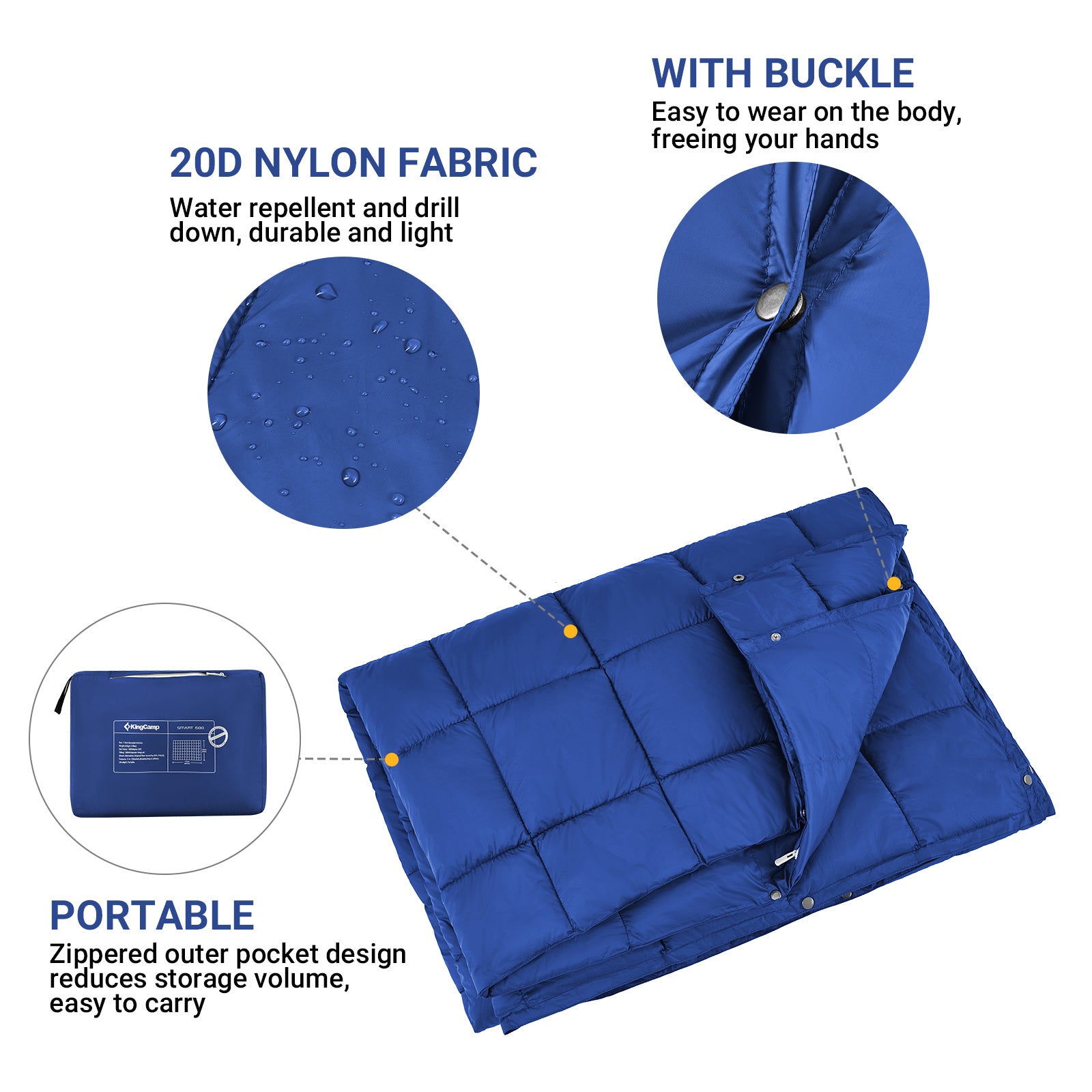 KingCamp Multipurpose Lightweight Blanket