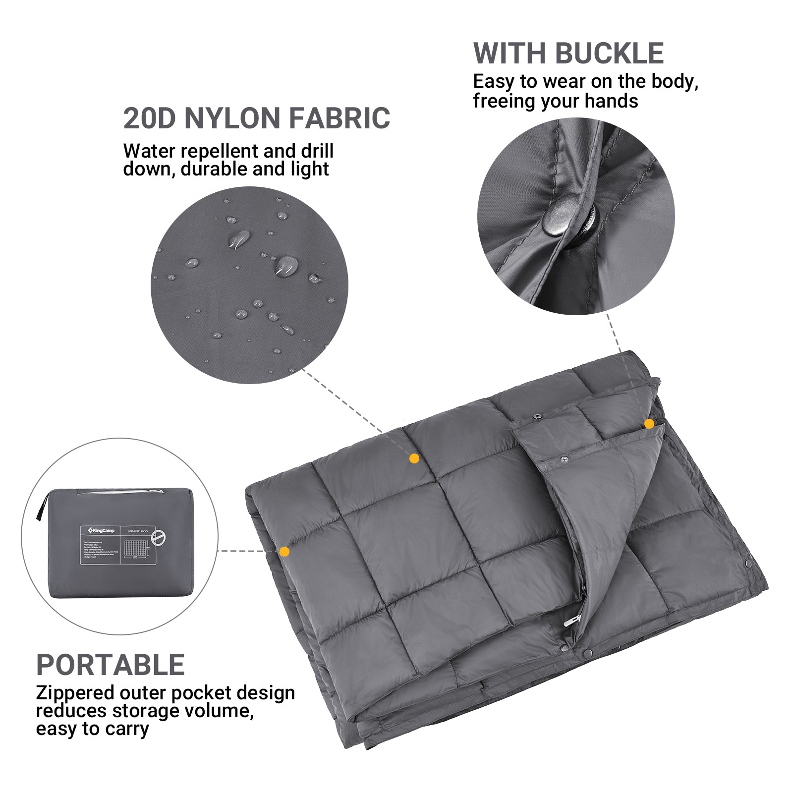 KingCamp Multipurpose Lightweight Blanket