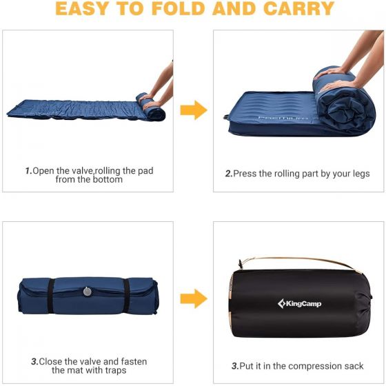 KingCamp Self-Inflating Double/Single Sleeping Mattress