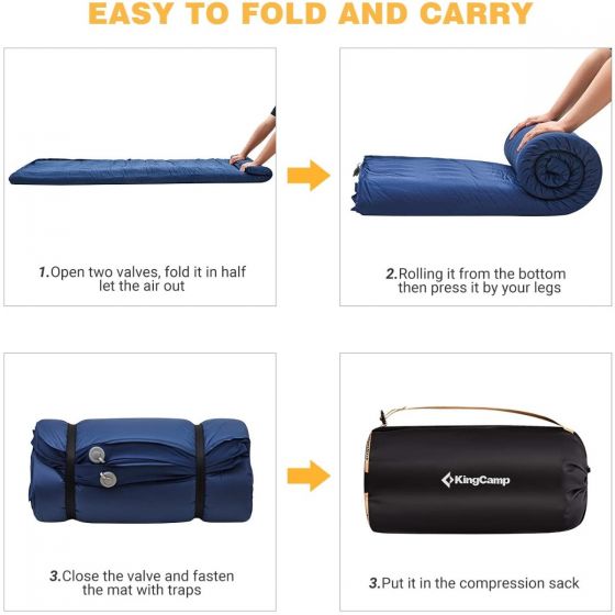 KingCamp Self-Inflating Double/Single Sleeping Mattress