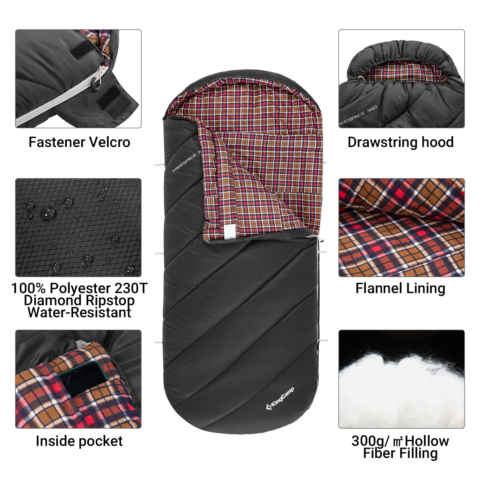 KingCamp Teen Sleeping Bag