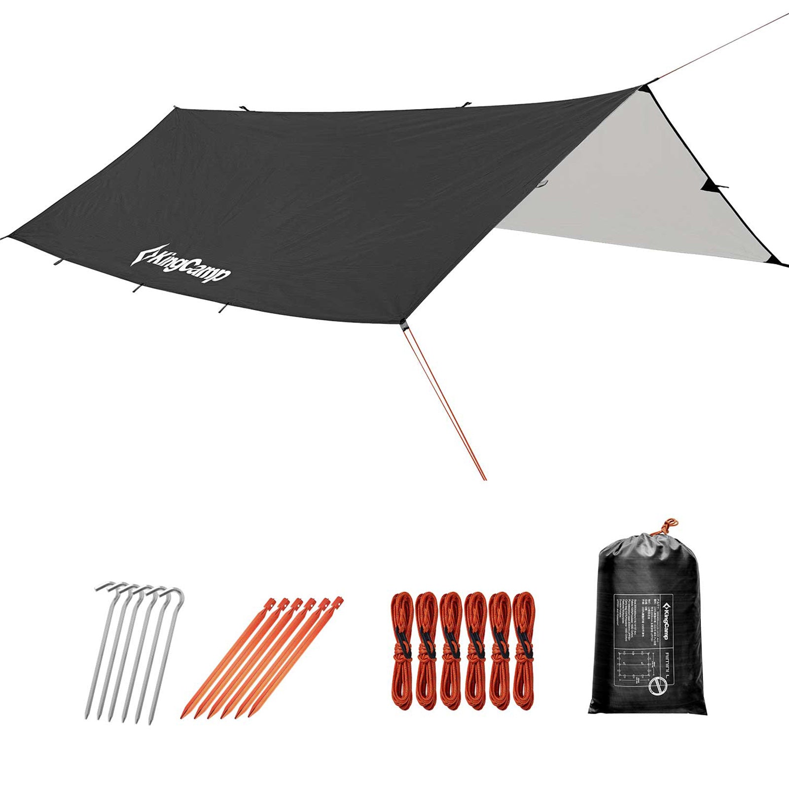 KingCamp UPF50+ Lightweight Tent Tarp Hammock Shade