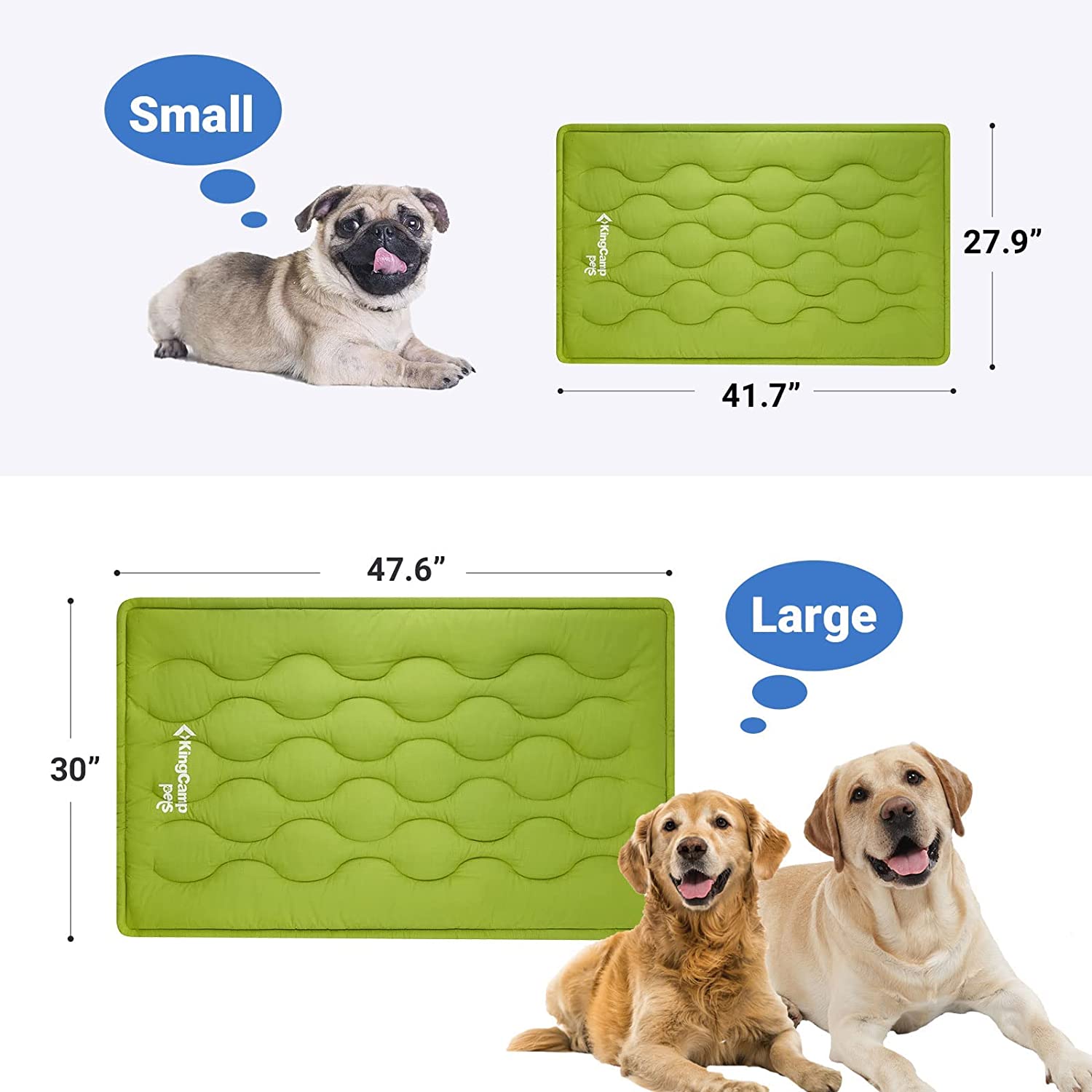 KingCamp Washable Dog Pad Mat