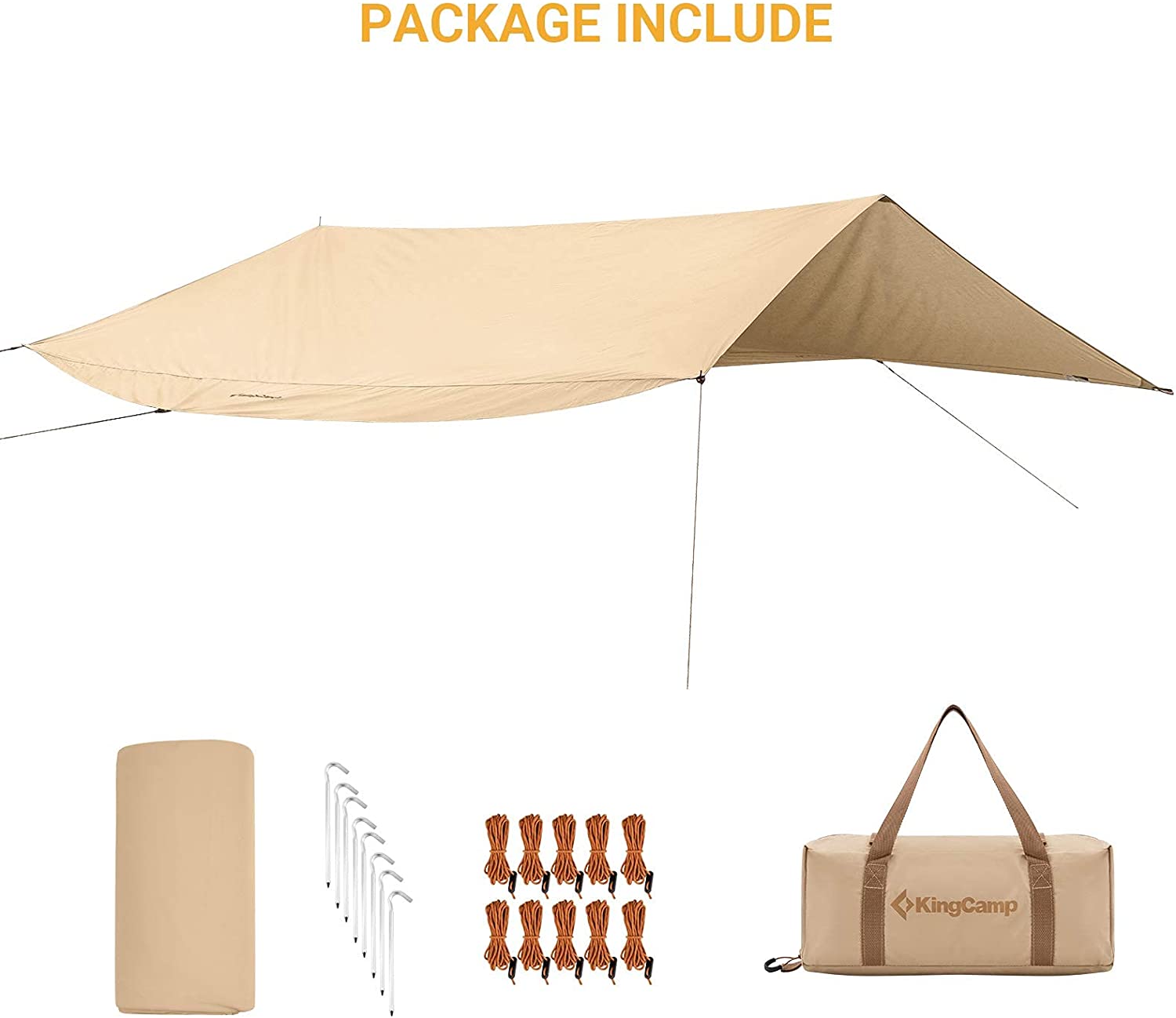 KingCamp Waterproof Ultra-lightweight Tent Tarp
