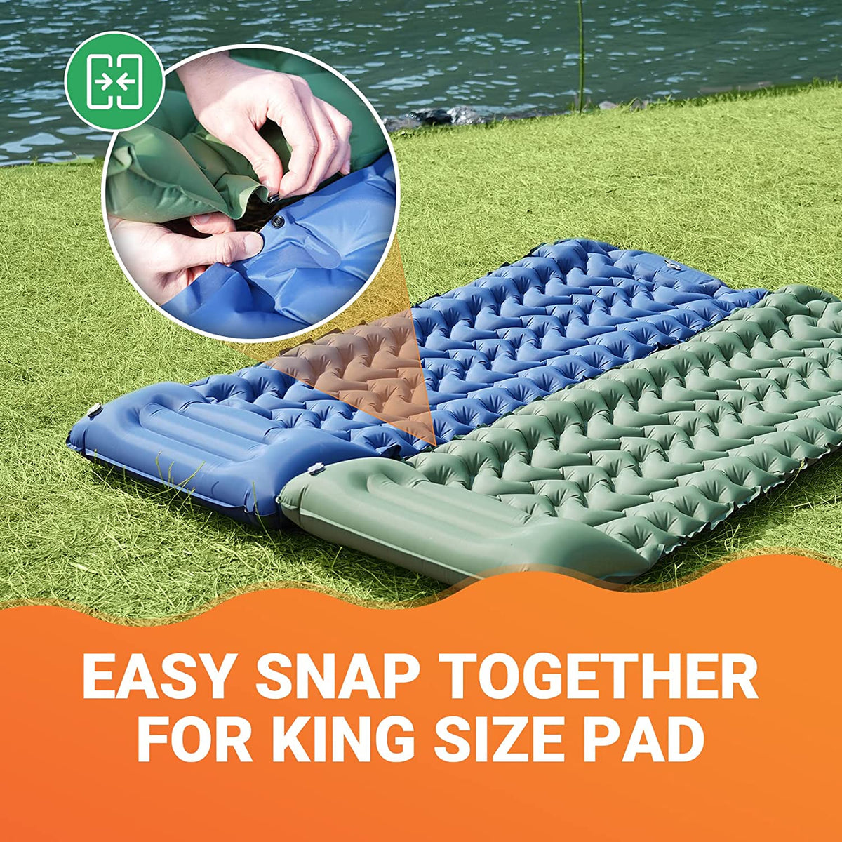 Camping air shop mat