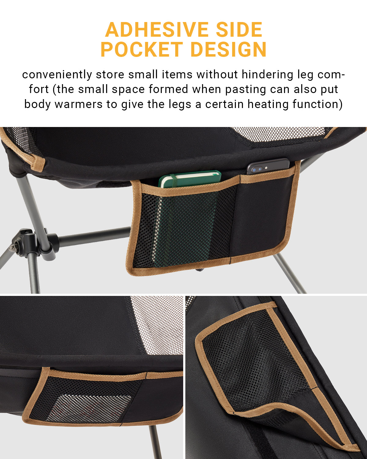 KingCamp Adjustable High Back Ultralight Camping Chair