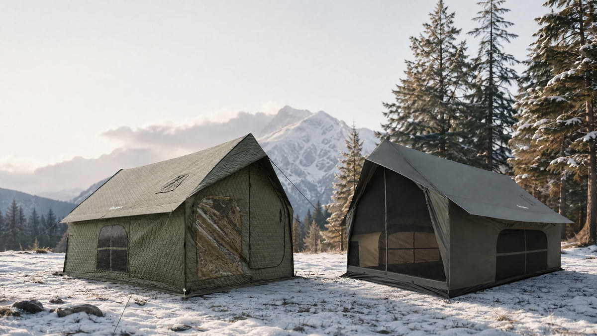 Insulated Tents vs. Canvas Hot Tents: What’s the Difference?