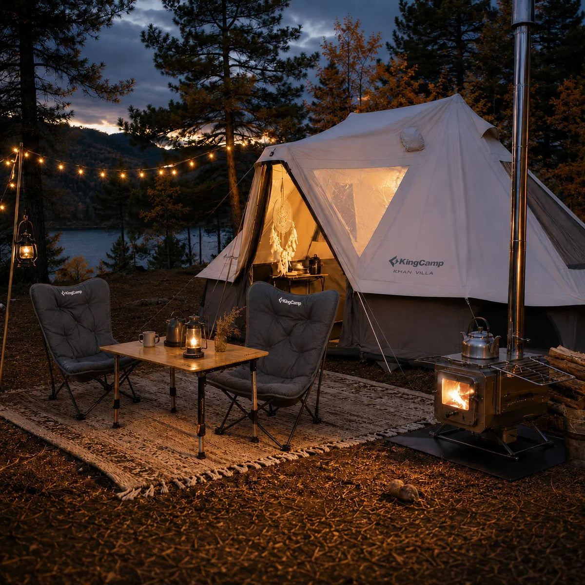 Can Beds Stay Set Up While the Family Eats? KHAN Dining Layouts