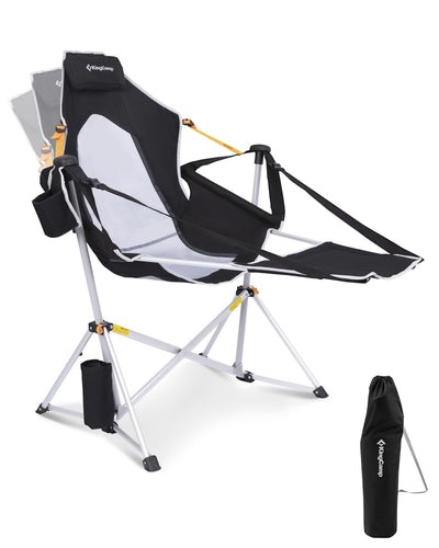 KingCamp Orchid C20 Mesh Back Hammock Chair with Footrest
