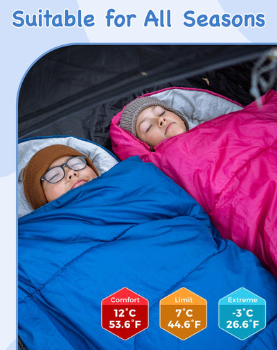KingCamp Oasis 250S+ Kids Flannel Sleeping Bag