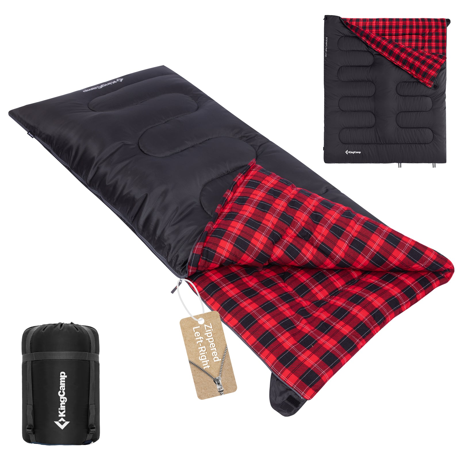 KingCamp Cotton Flannel 3 Season Sleeping Bags