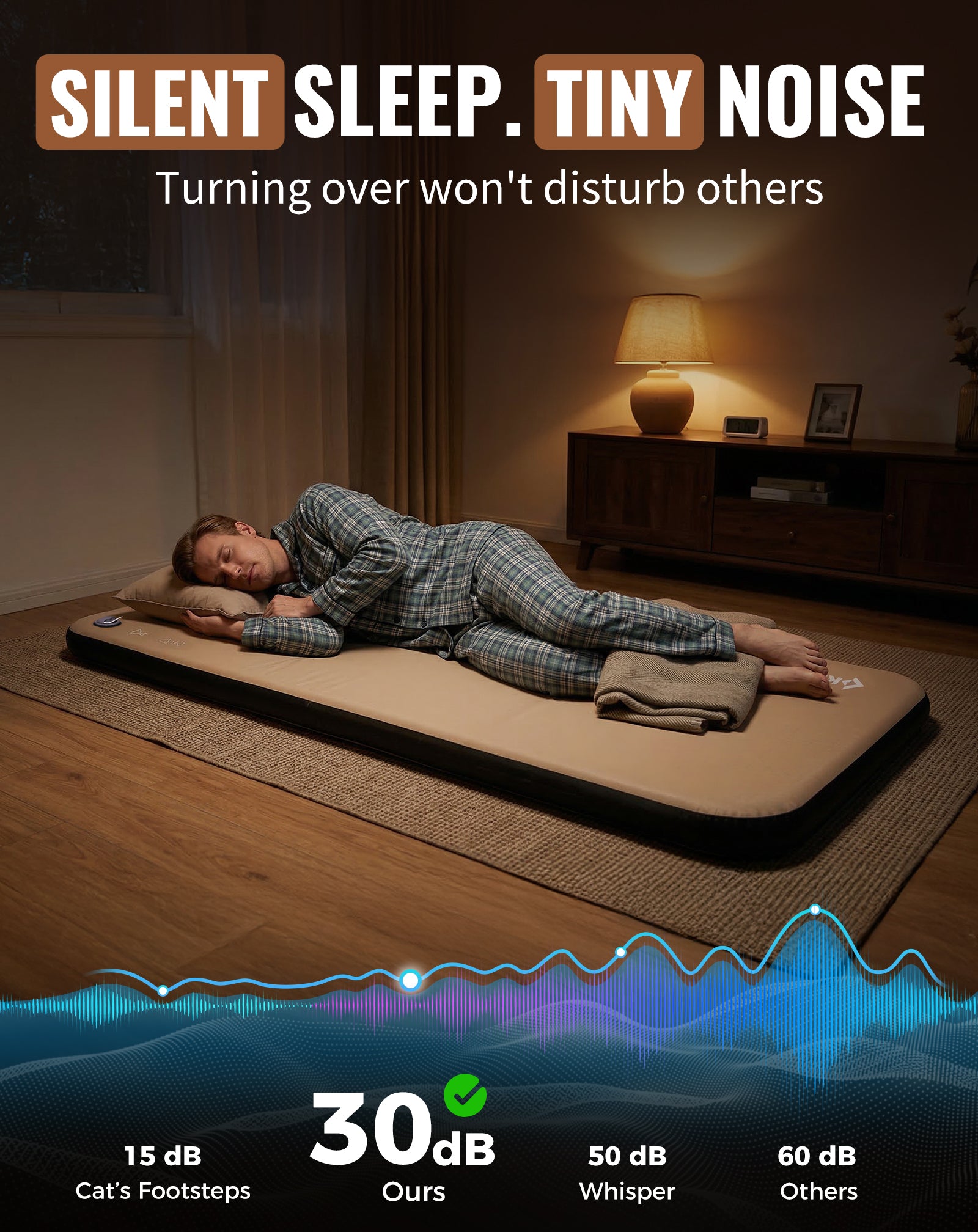 KingCamp Flexi Rest 8.0 Single TPU Air Sleeping Pad