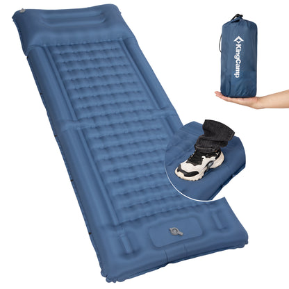 KingCamp DELUXE 12 Air Mattress with Built-in Foot Pump