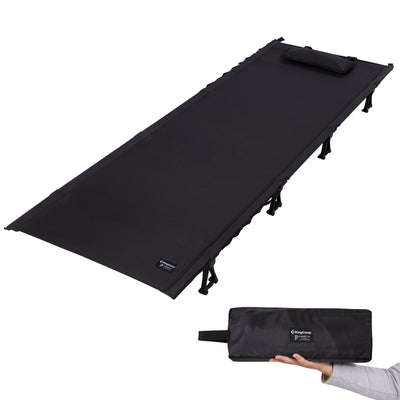 KingCamp Ultralight Camping Cot and Mat Bundle