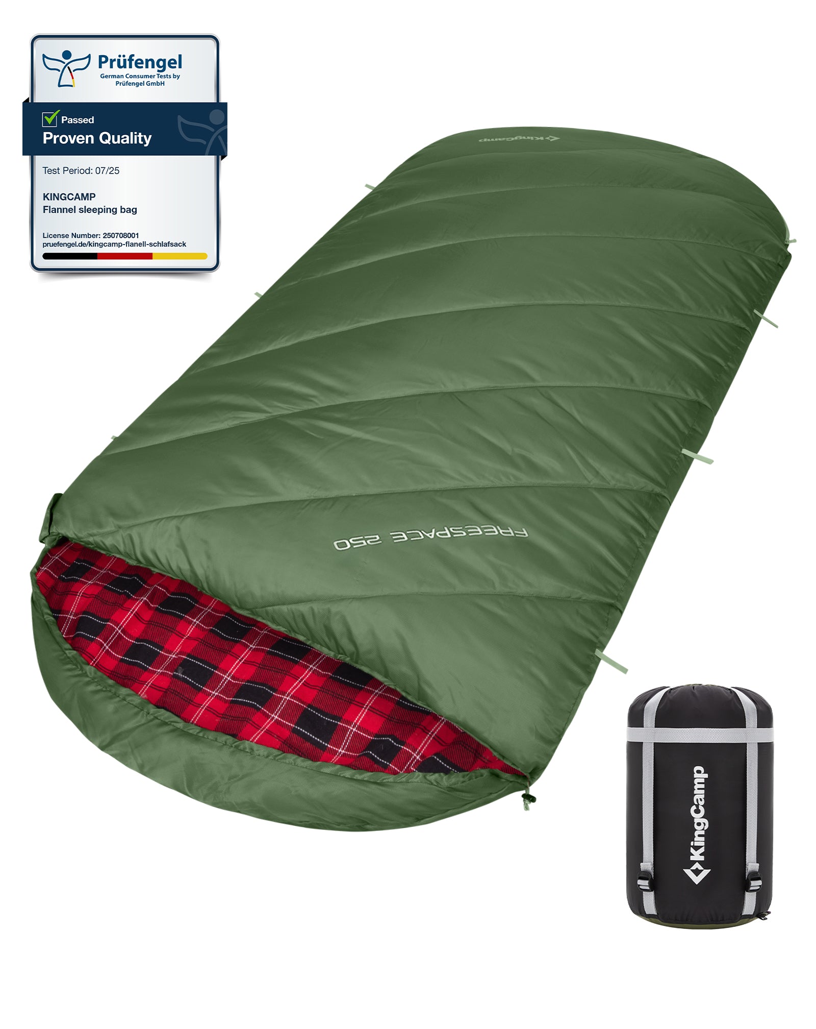 KingCamp Plus Size 3-4 Season Sleeping Bag