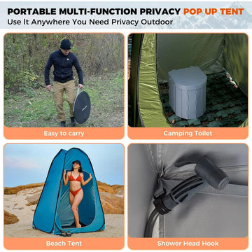 easy pop up tent KingCamp Outdoor Portable Pop up Tent Coffee / One Size
