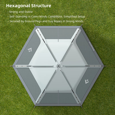 KingCamp CAIRO 12 x 12 Instant Screen Mosquito Canopy Tent