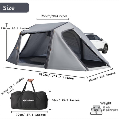KingCamp BOUNDLESS AIR2 Inflatable SUV Tent