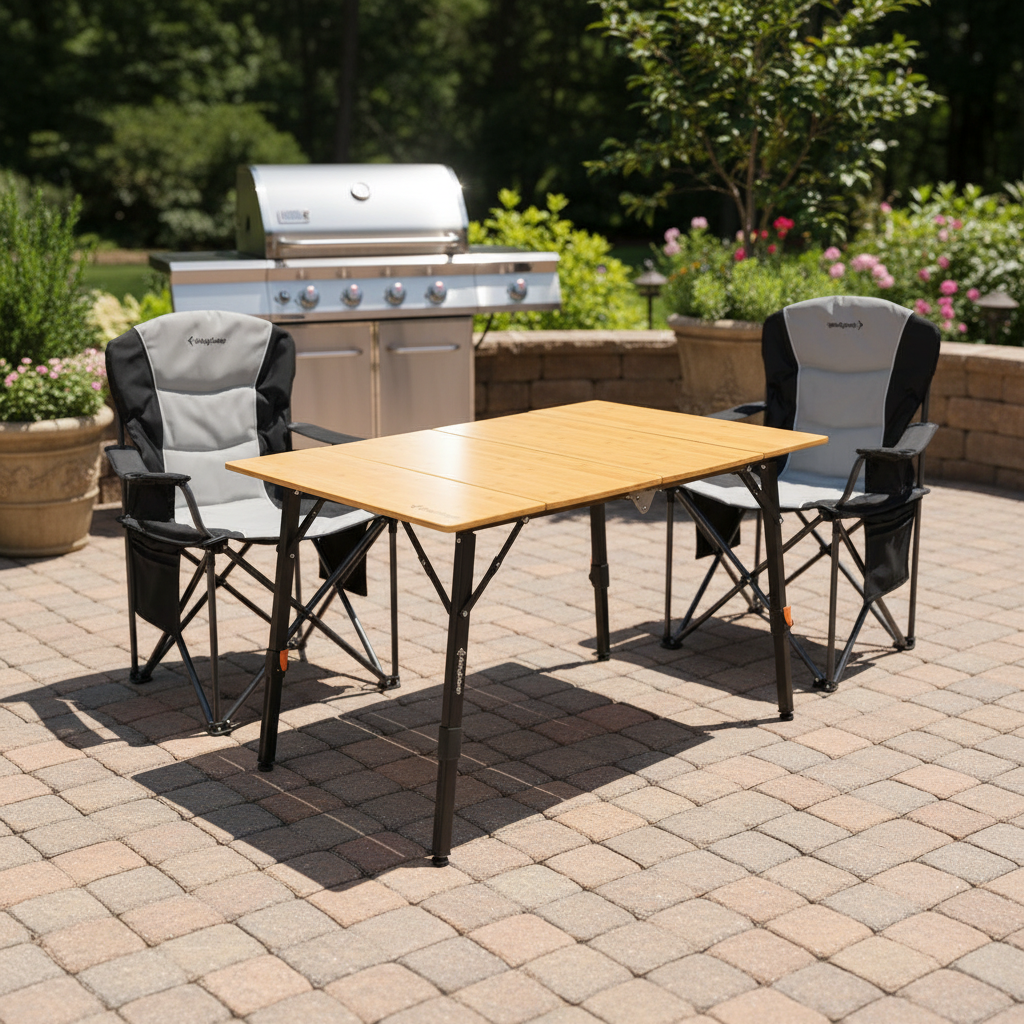 KingCamp Outdoor Table and Chairs Bundle