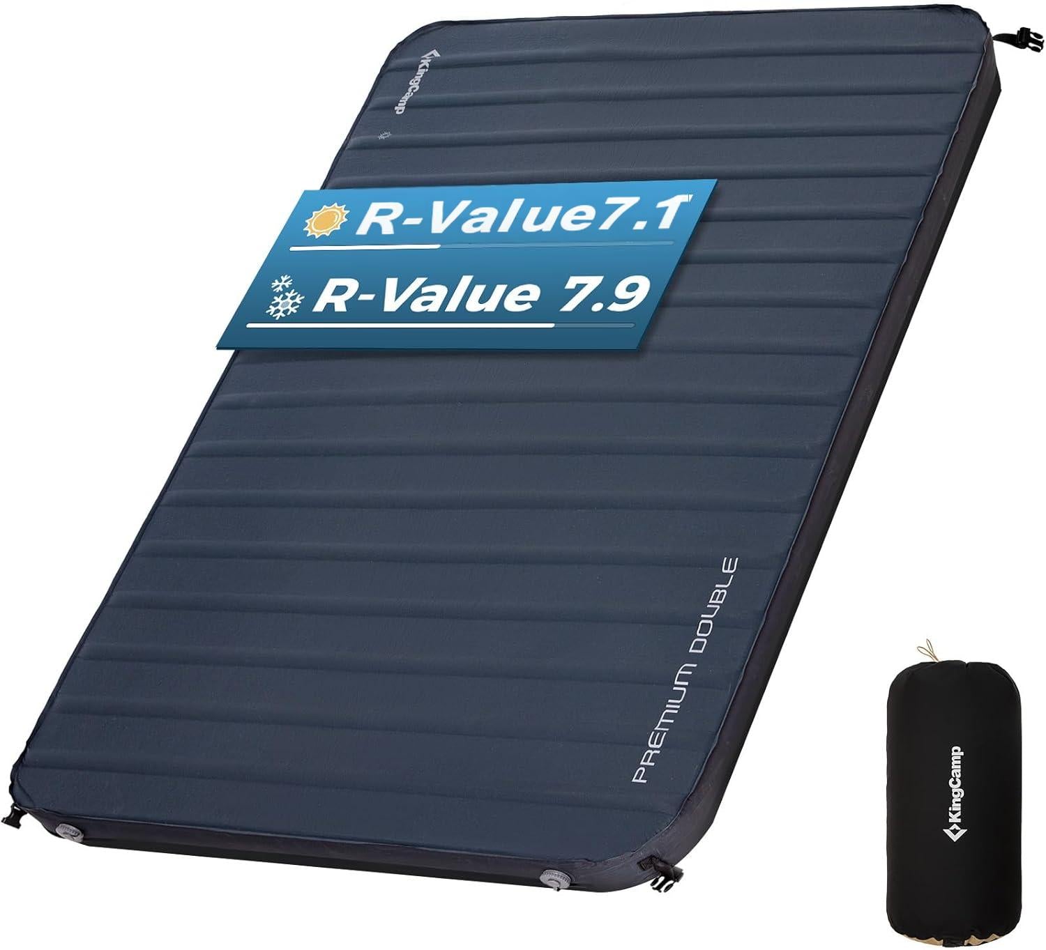 KingCamp PREMIUM DOUBLE Self Inflating Sleeping Pad