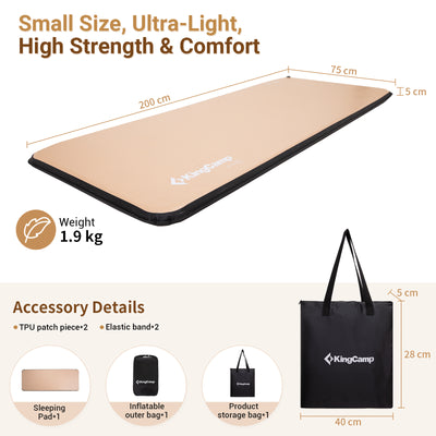 KingCamp Flexi Rest 5.0 TPU Air Sleeping Pad