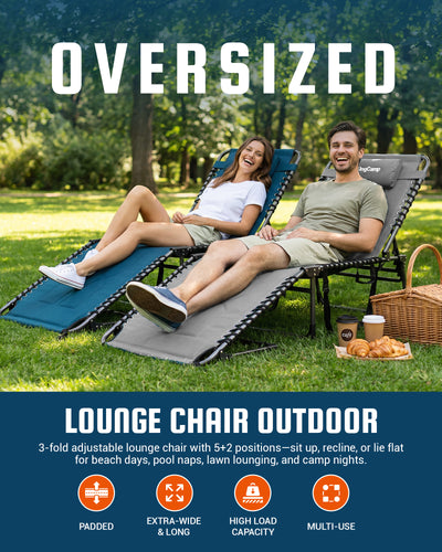 KingCamp Magnolia B40 Oversized Padded Lounge Chair