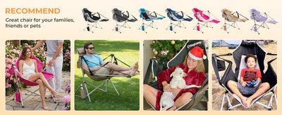 KingCamp Orchid C20 Hammock Chair with Footrest