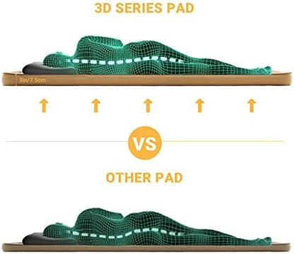 KingCamp Khaki Single 3D 3" Thick Self-Inflating Sleeping Mattress