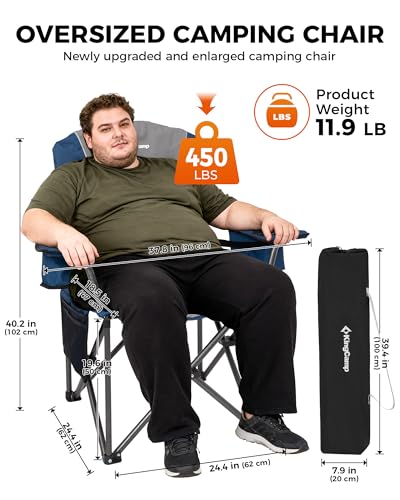 KingCamp JUNIPER C10 Adjustable Armchair with Lumbar Support