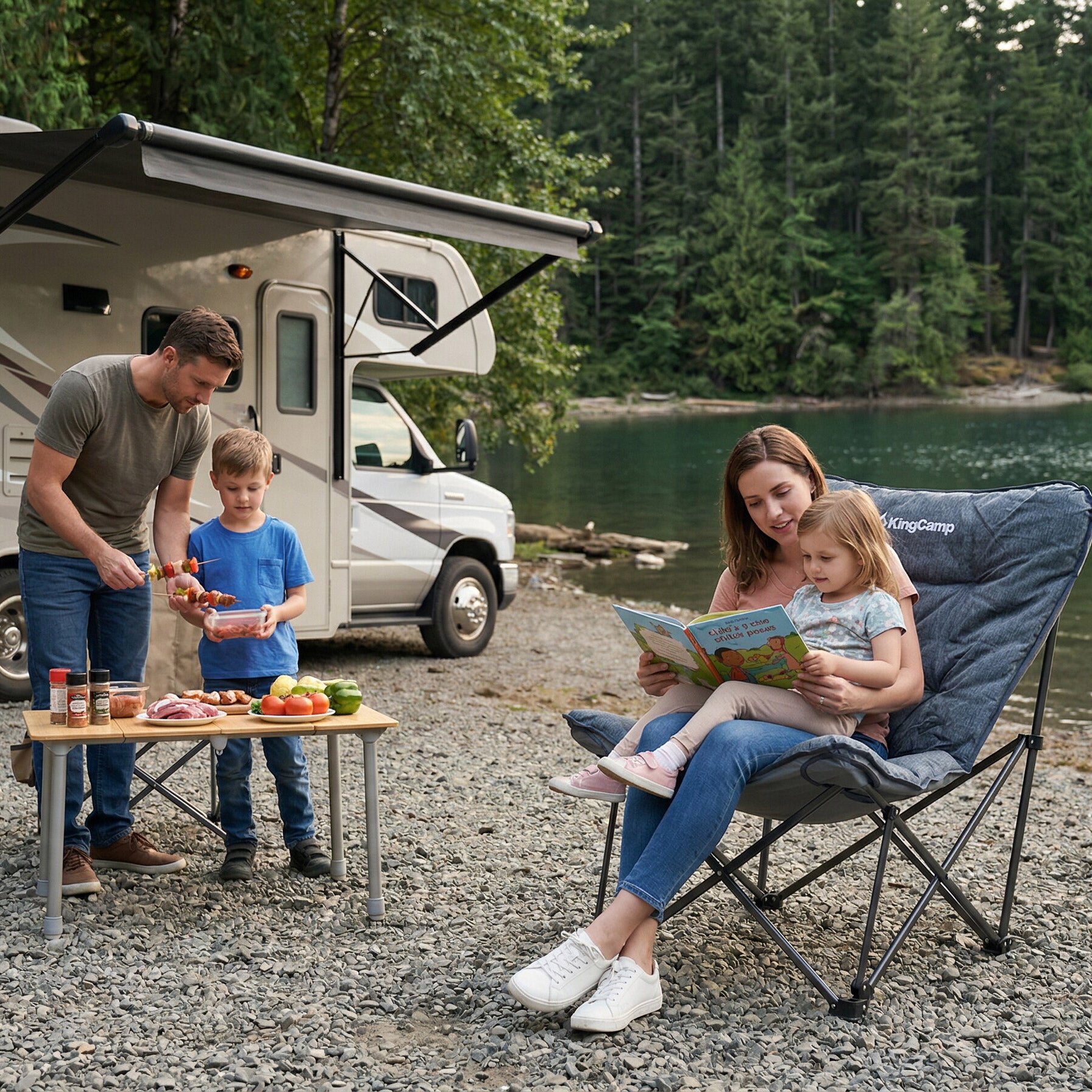 KingCamp LEMON C10 Oversized Padded Butterfly Chair