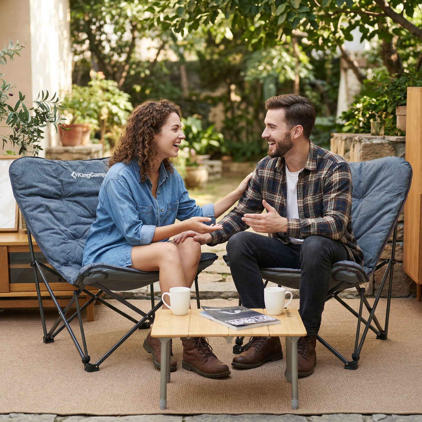 KingCamp LEMON C10 Oversized Padded Butterfly Chair